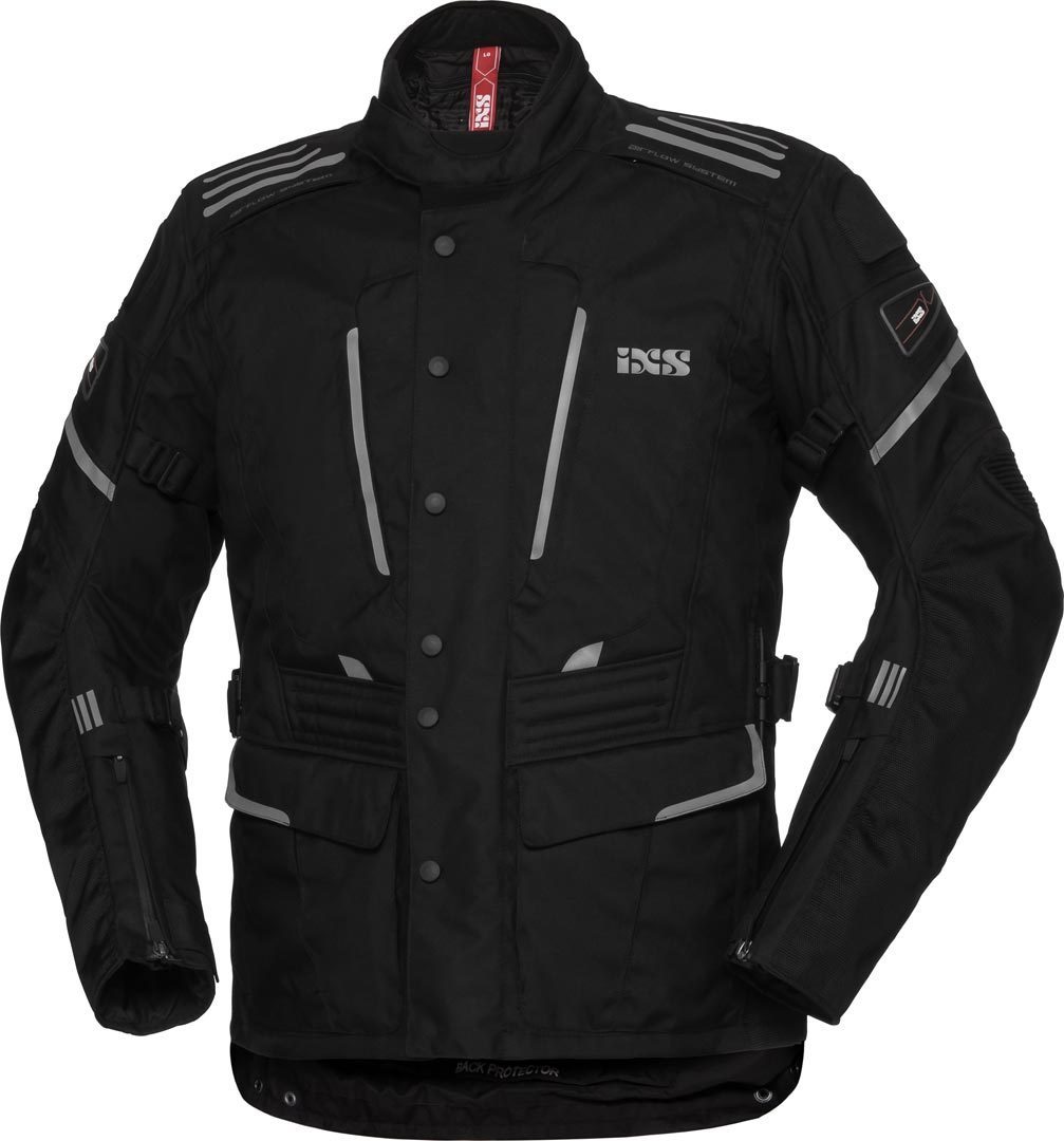 IXS X-Tour Powells-ST Ladies Motorcycel Textile Jacket, black, Size M for Women, black, Size M for Women