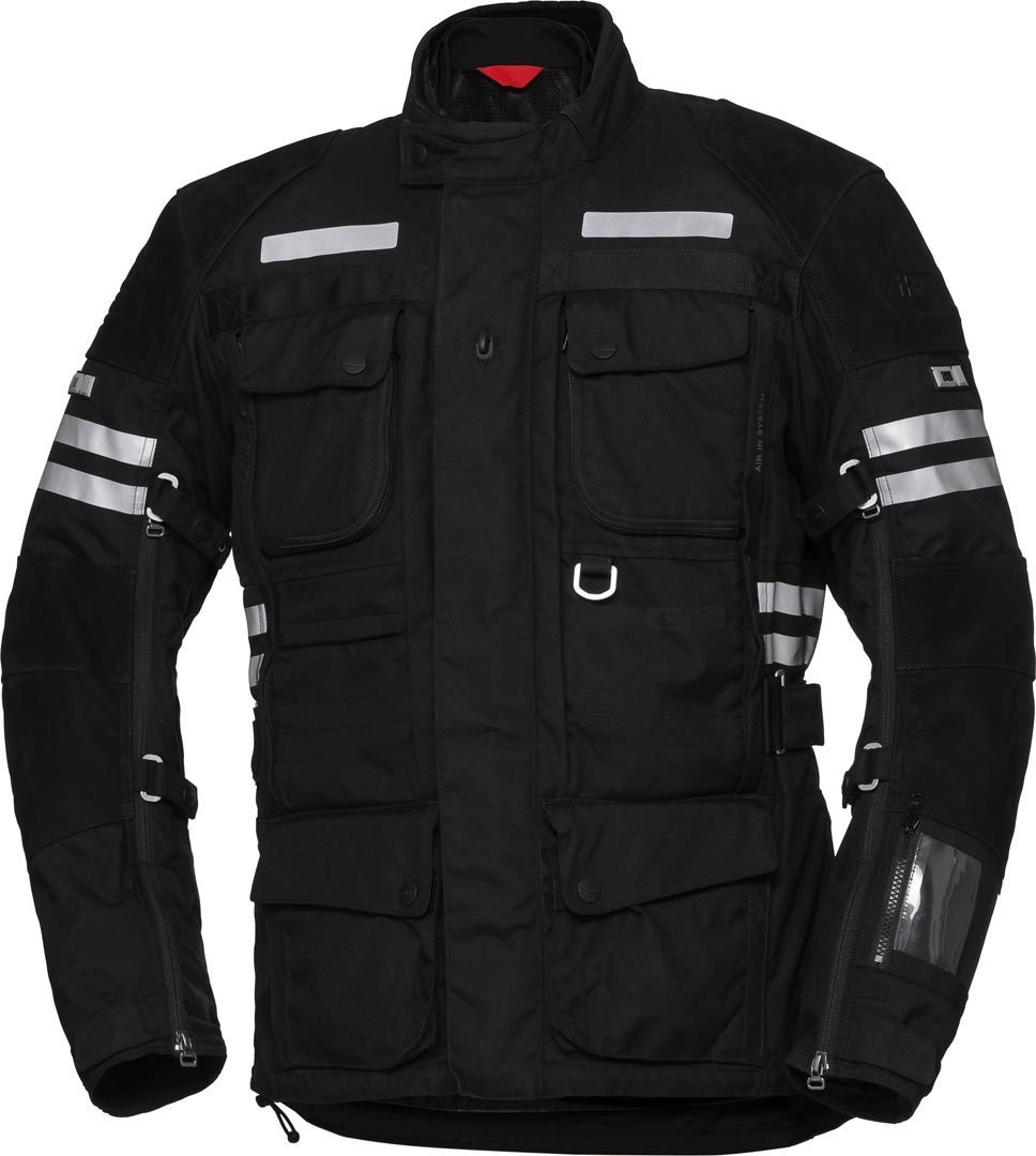 IXS X-Tour LT Montevideo-ST Waterproof Motorcycle Textile Jacket, black, Size L, black, Size L