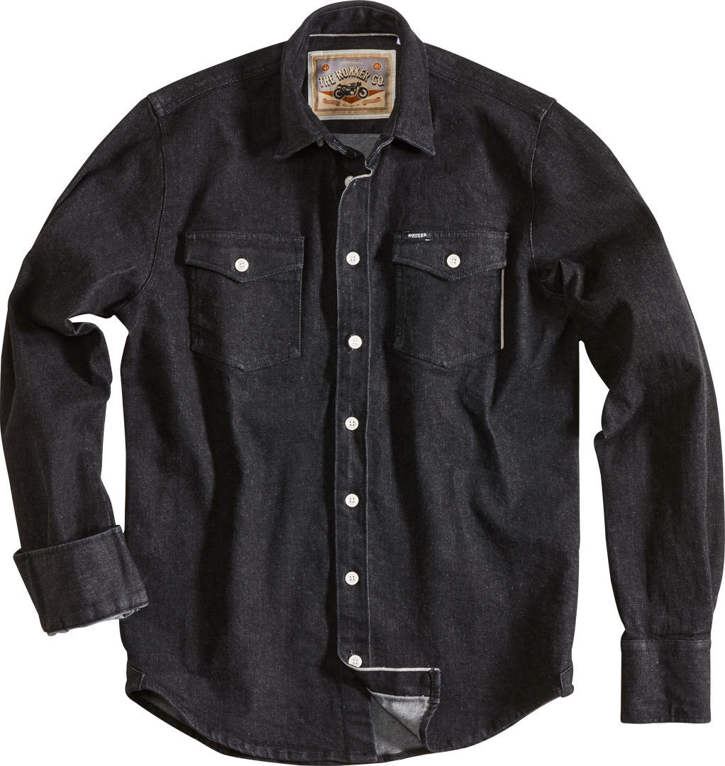 Rokker Maine Shirt, black, Size XL, black, Size XL