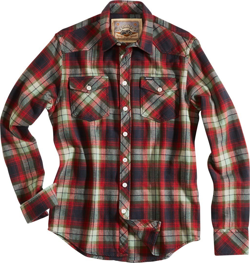 Image of Rokker Lincoln Camicia, rosso, dimensione S