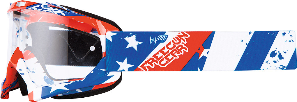 Freegun YH-16 Liberty Goggles, white-blue, white-blue, Size One Size