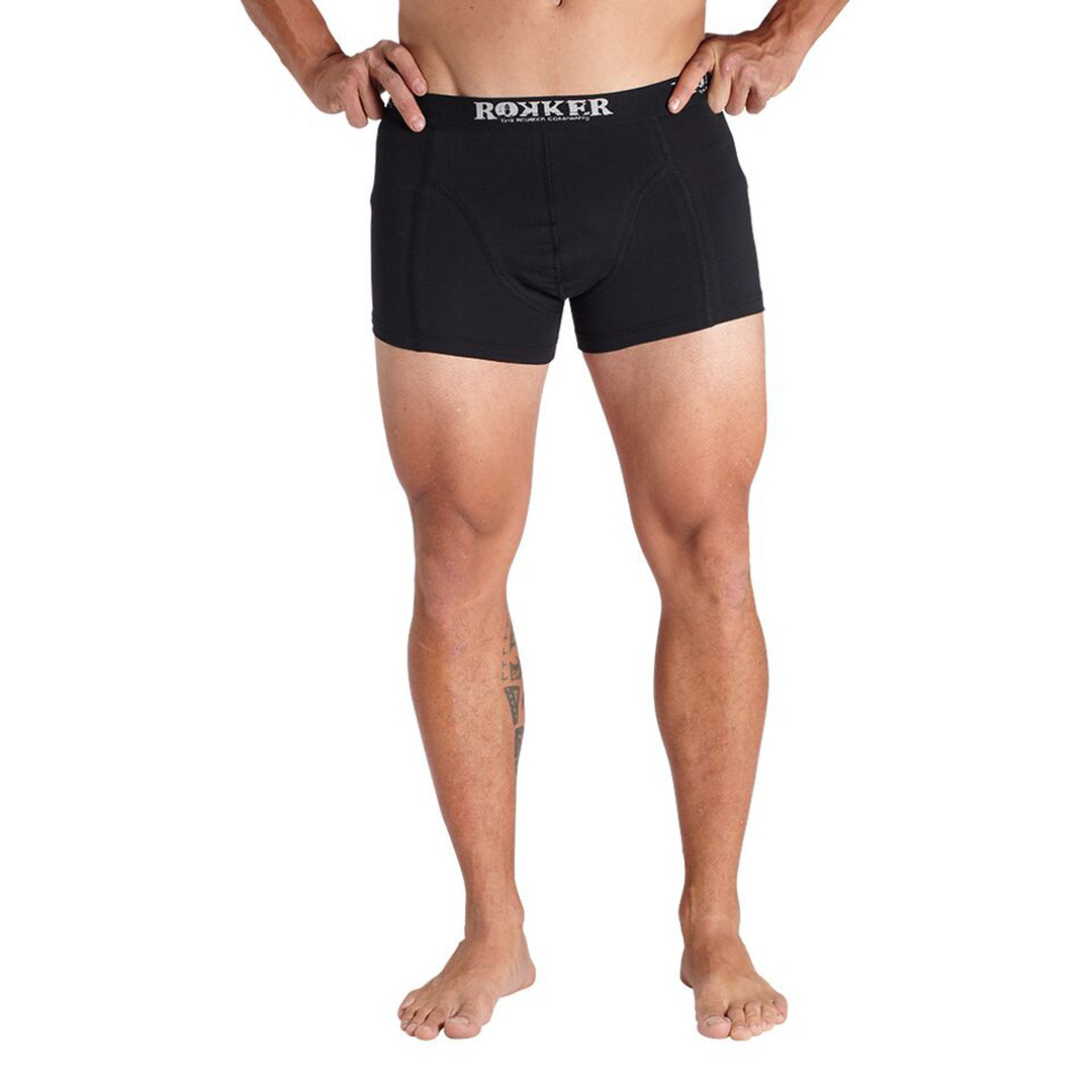 Rokker Boxer Shorts, black, Size M, black, Size M