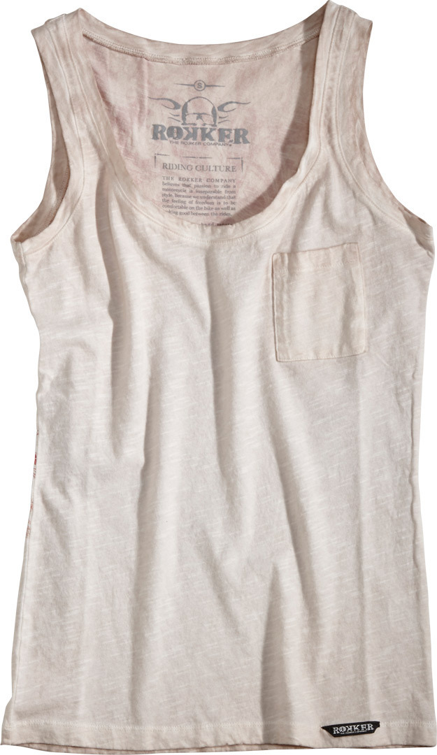 Rokker Lucky Women´s Shirt, white, Size XS, white, Size XS for Women