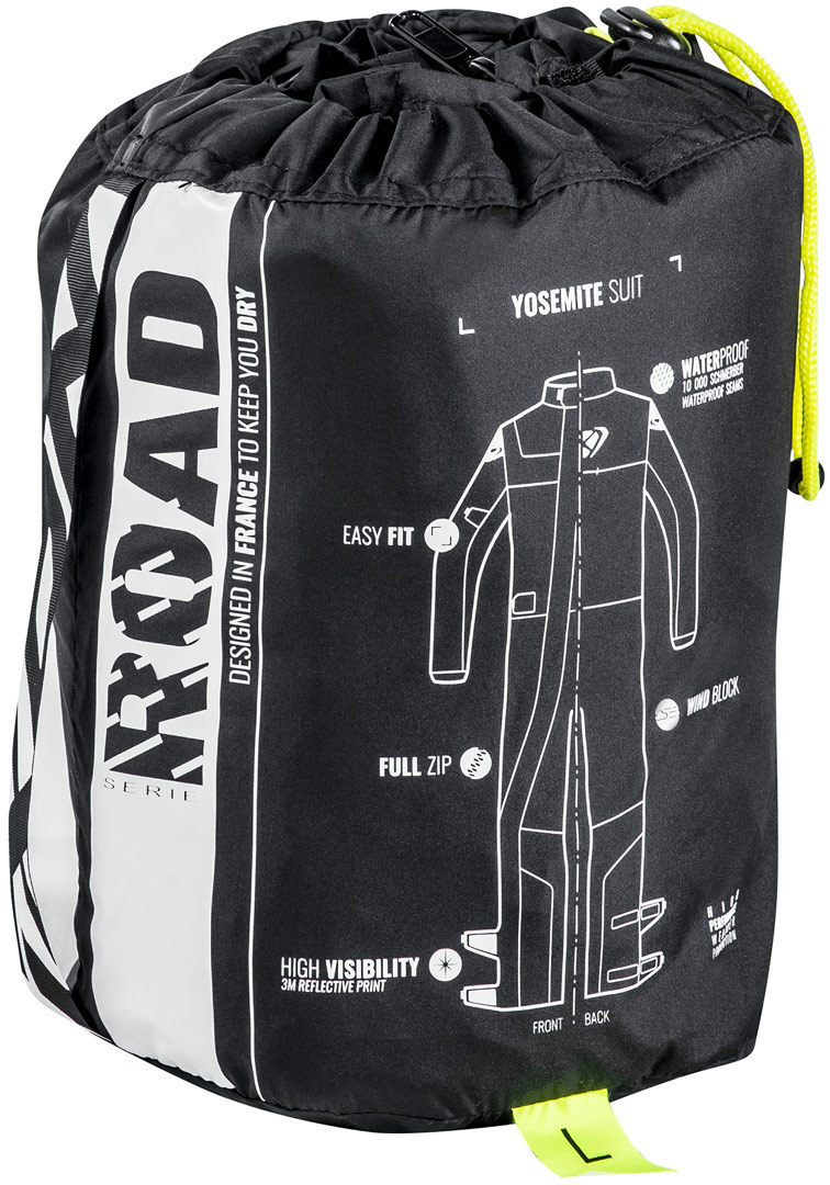Side view of Ixon Yosemite Rain Suit, black, Size 4XL for Men