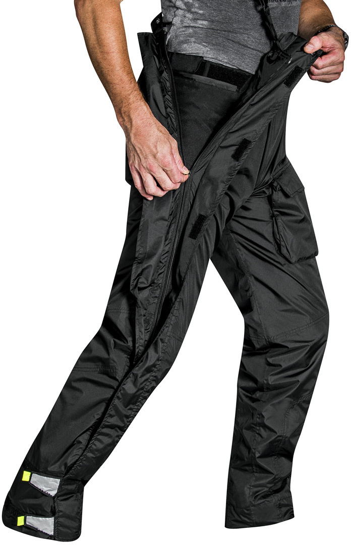 Side view of Ixon Sutherland Rains Pants, black, Size 3XL for Men