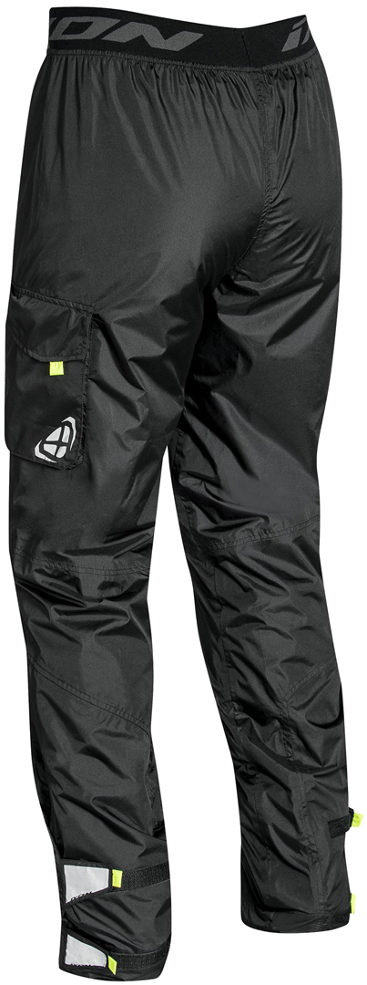 Side view of Ixon Doorn Rain Pants, black, Size 4XL for Men