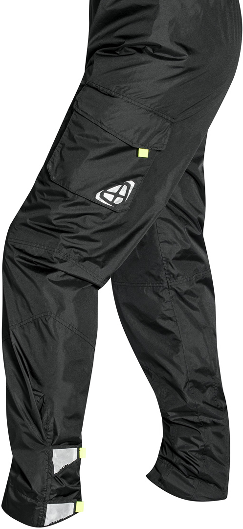 Side view of Ixon Doorn Rain Pants, black, Size 4XL for Men