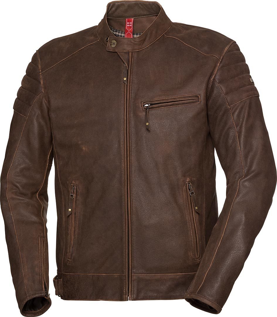 IXS X-Classic LD Cruiser Motorcycle Leather Jacket, brown, Size 52, brown, Size 52