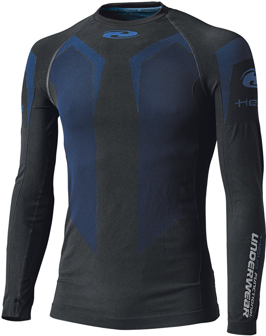 Held 3D Skin Cool Top Functional Shirt, black-blue, Size XS, black-blue, Size XS