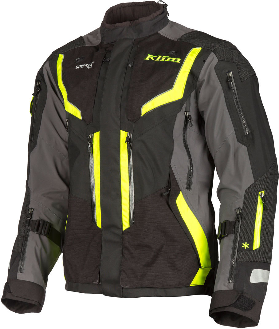 Klim Badlands Pro Motorcycle Textile Jacket, yellow, Size S, yellow, Size S