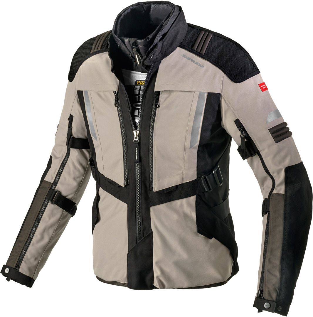 Spidi Modular Motorcycle Textile Jacket, beige, Size M, beige, Size M