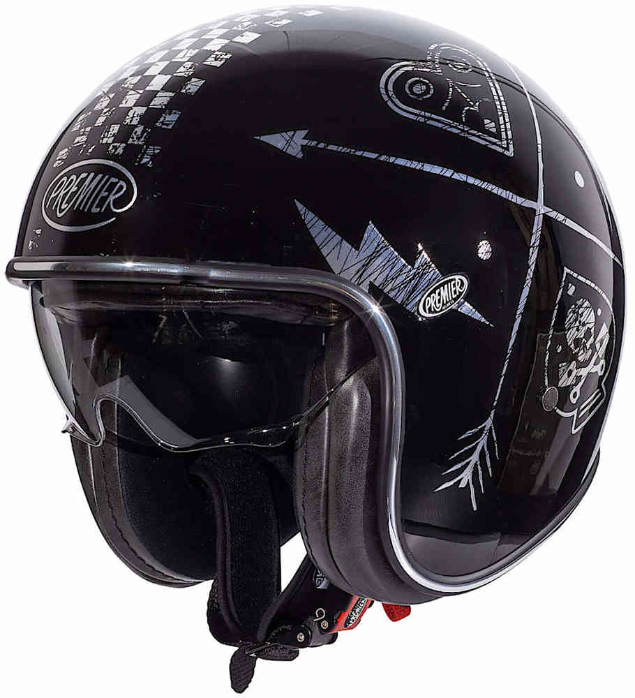 Cascos de moto jet vintage outlet