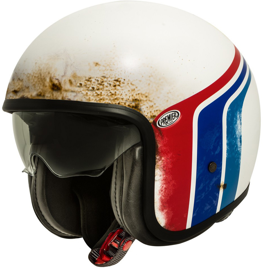 Premier Vintage BTR 8 BM Jet Helmet, multicolored, Size M, multicolored, Size M