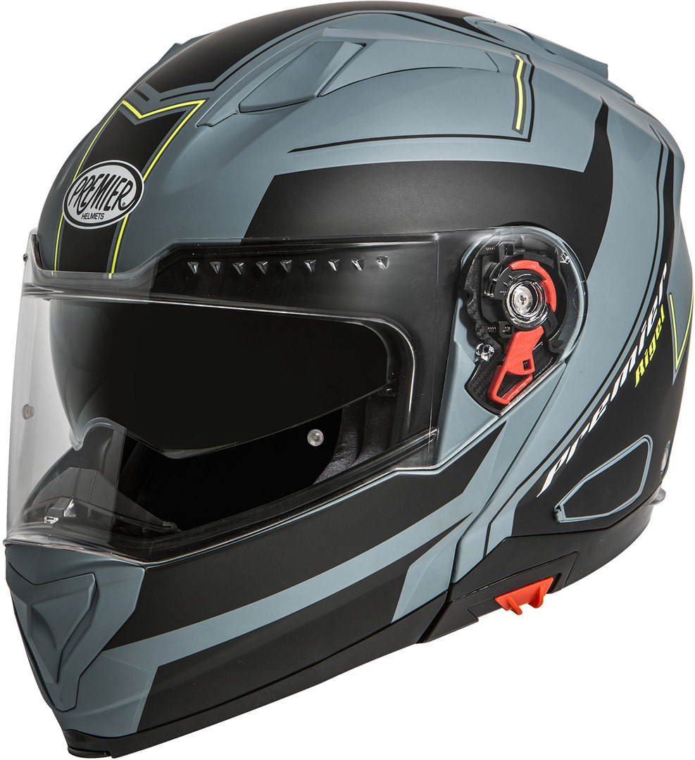 Premier Delta RGY BM Grey Helmet, black-grey, Size XS, black-grey, Size XS
