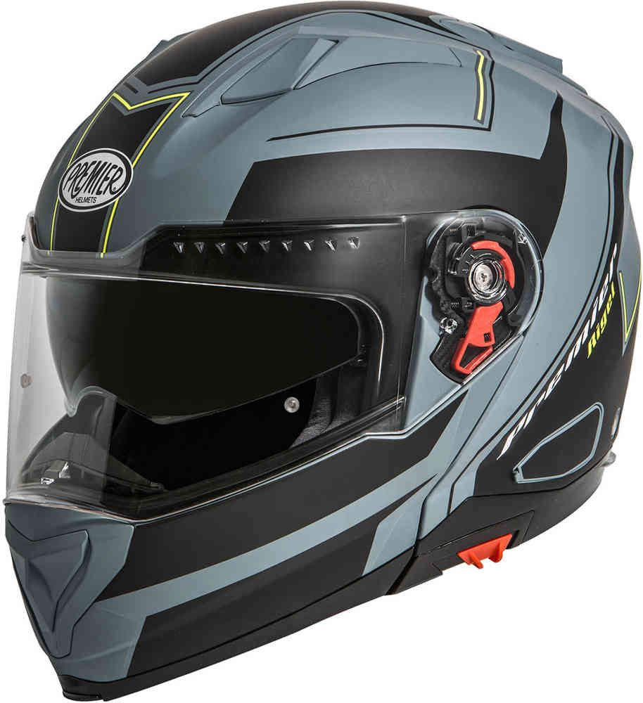 Premier Delta RGY BM Grey Klapphelm