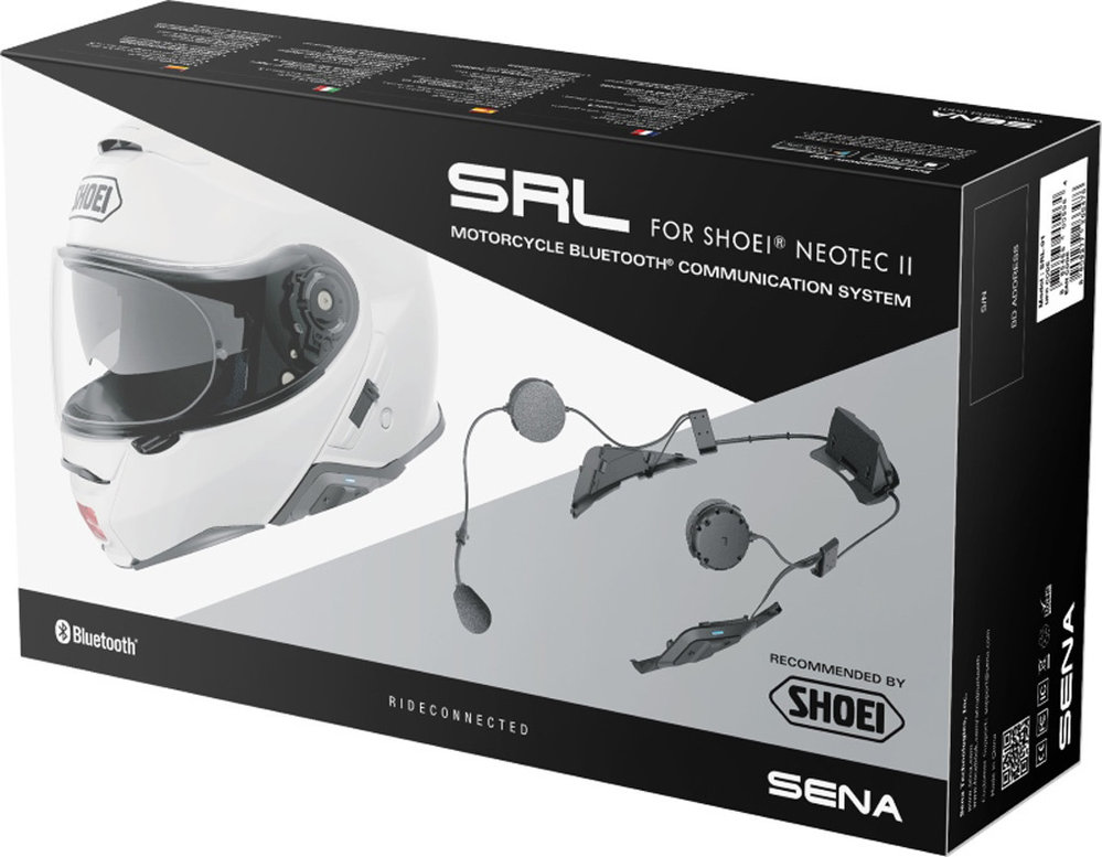 Sena SRL  Shoei Neotec II Система связи Bluetooth