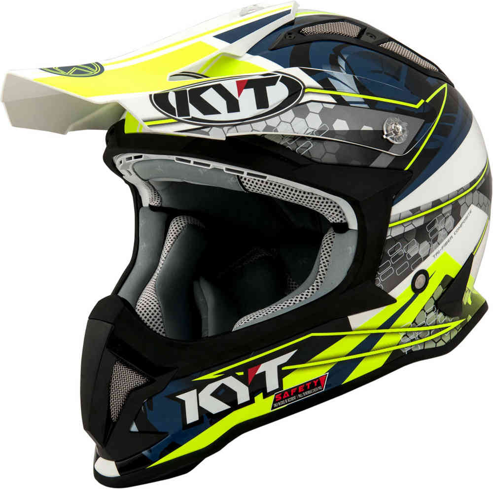 KYT Strike Eagle Web Matt Motocross hjelm