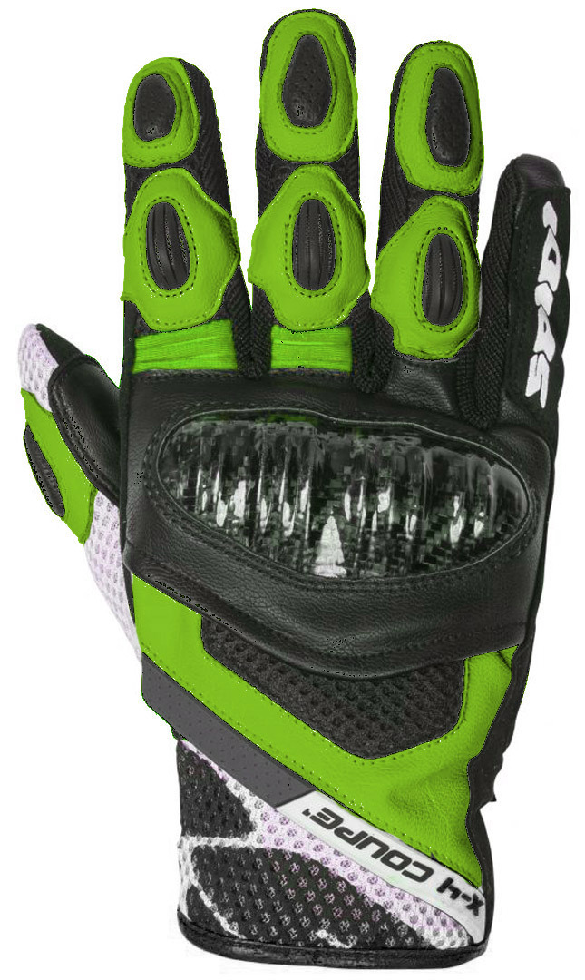 Spidi X-4 Coupé Gloves, black-green, Size M, black-green, Size M