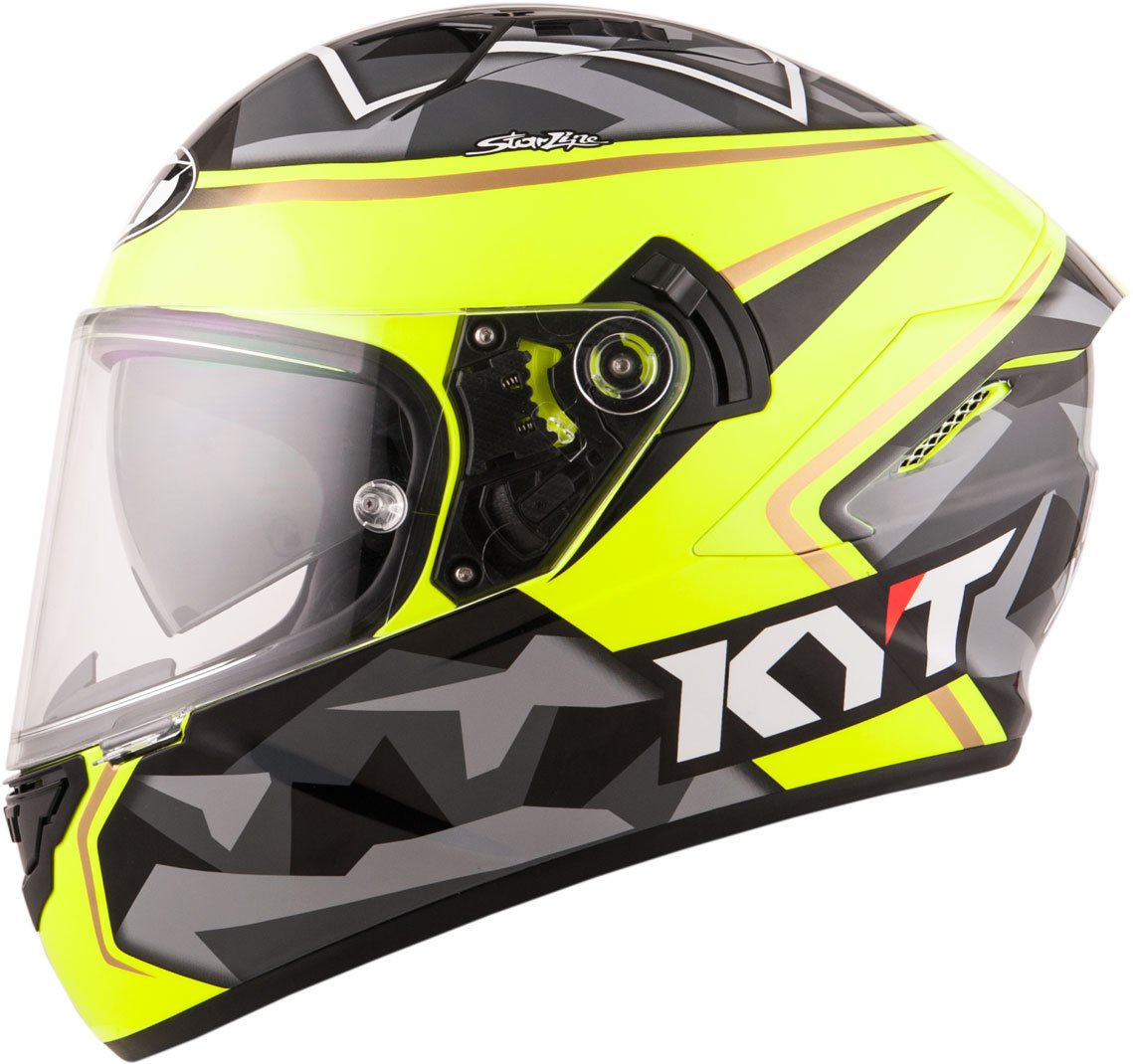 KYT NF-R Espargaro Replica 2017 Helmet, grey-yellow, Size 2XL, grey-yellow, Size 2XL