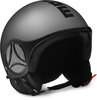 MOMO Minimomo S Aluminium Matt / Black Реактивный шлем