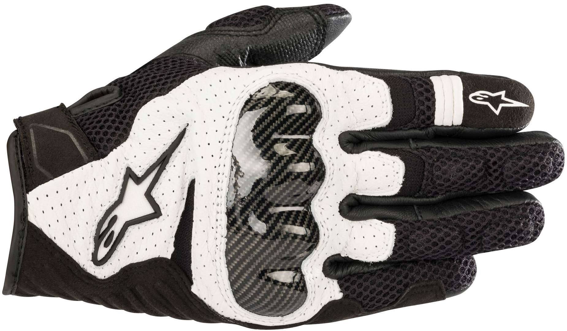 Alpinestars SMX 1 Air V2 Мотоциклетные перчатки Черный/Белый XL 