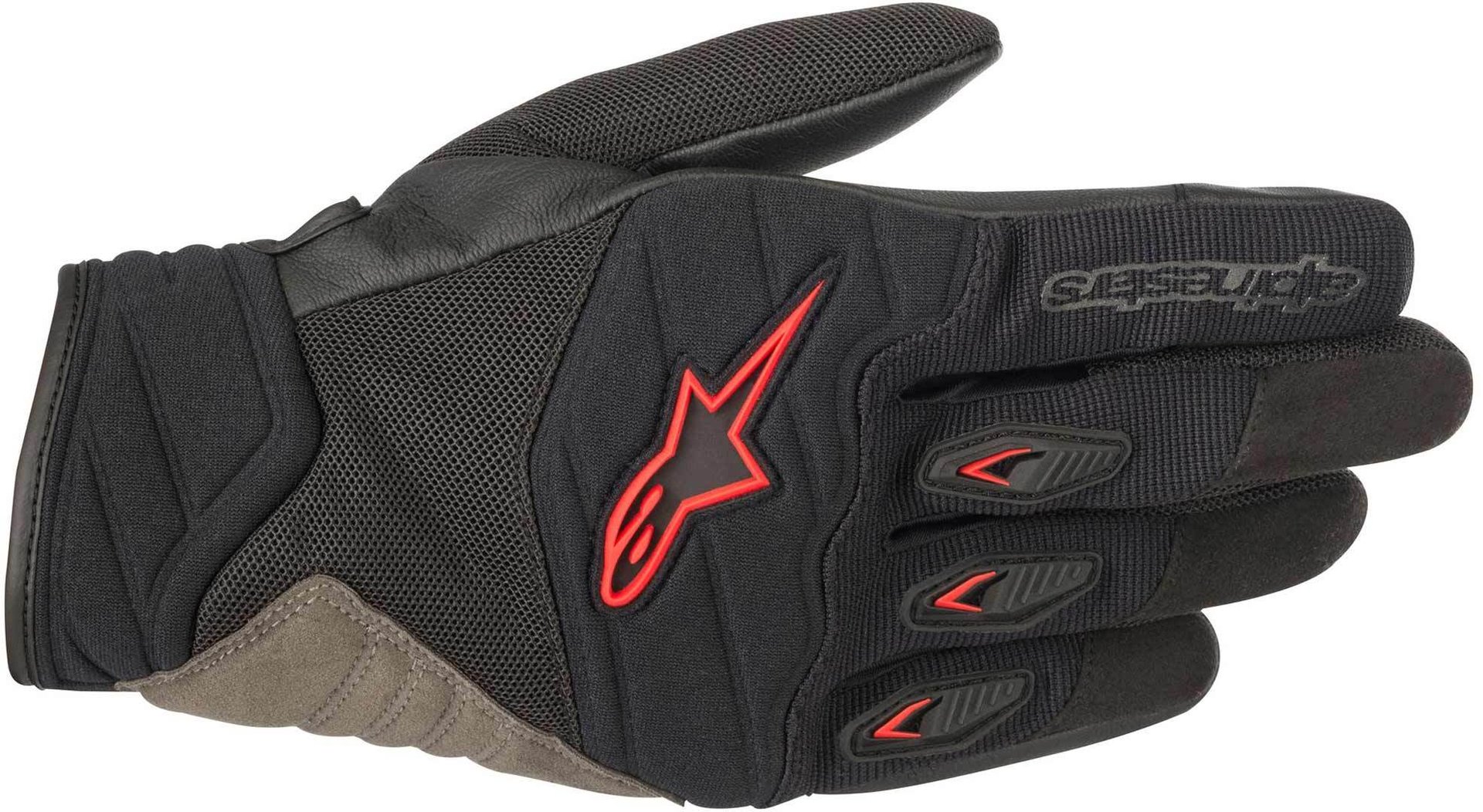 Alpinestars Shore Handskar, svart-röd, storlek 2XL