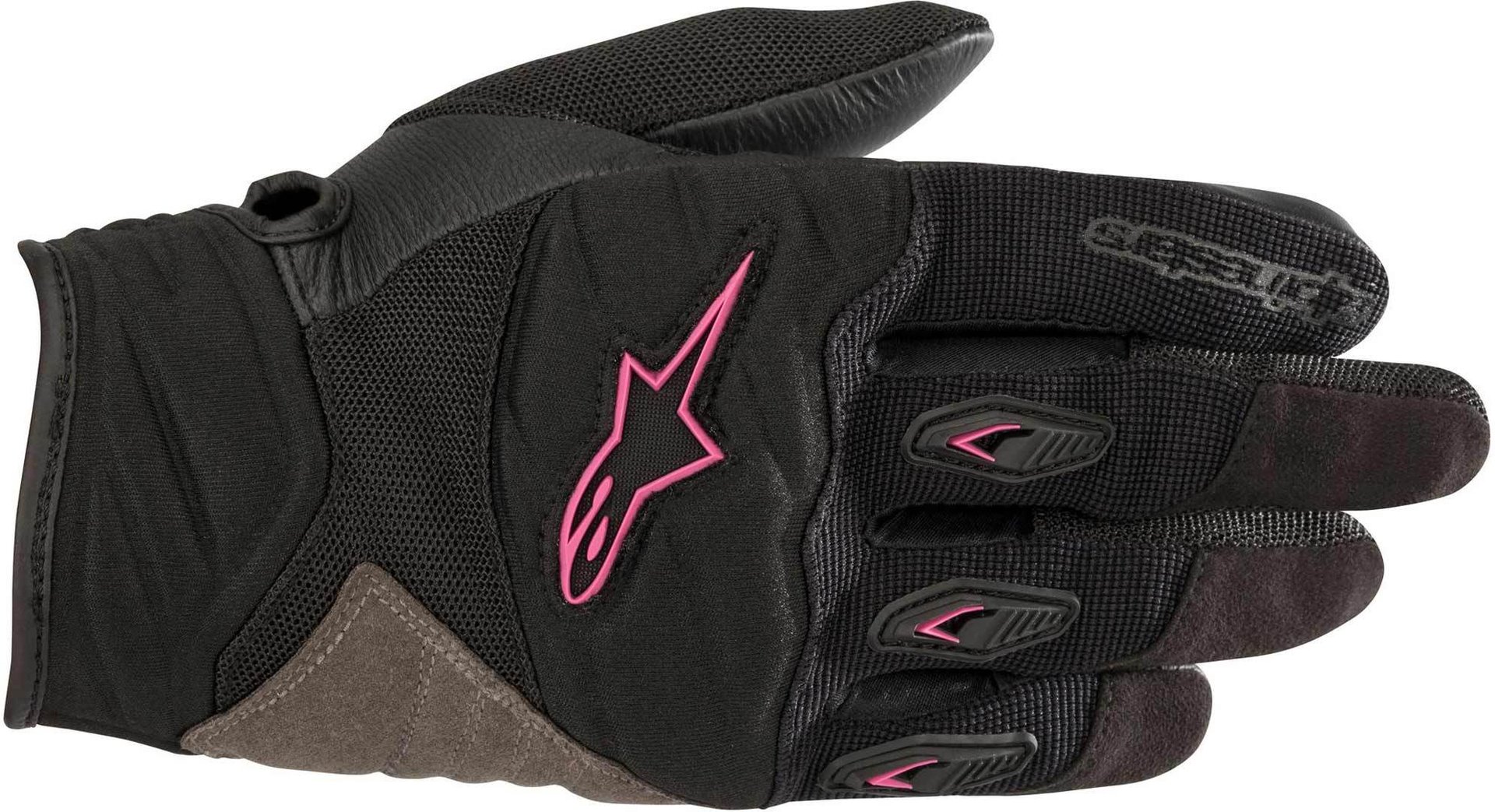 Alpinestars Stella Shore Damehandsker, sort-pink, størrelse XS til Kvinder