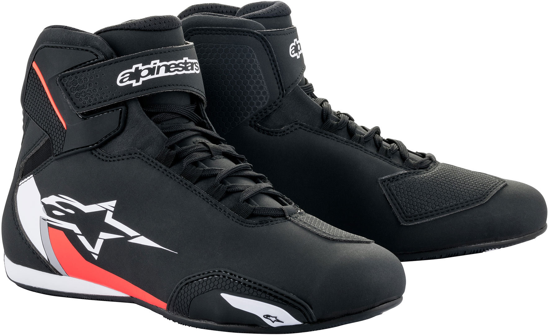 Alpinestars Sektor Мотоциклетные ботинки Черный/Белый/Красный 42 