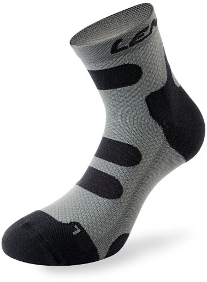 Lenz Compression 4.0 Low Socken, schwarz-grau, Größe 35 - 38