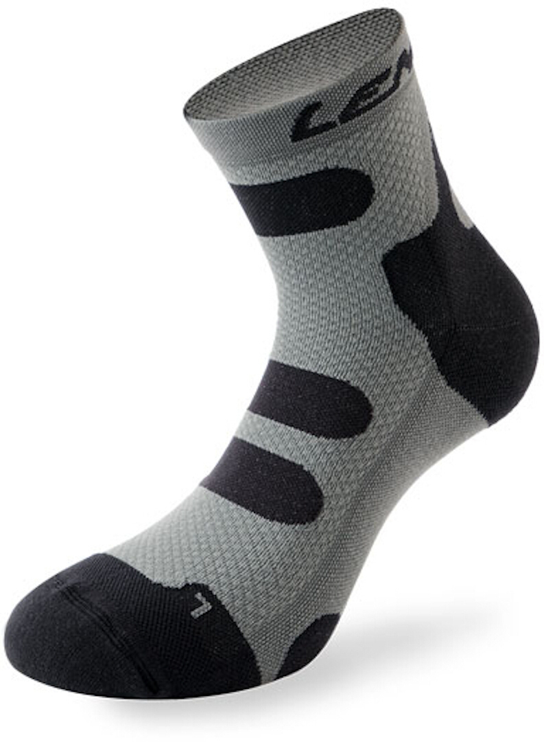 Lenz Compression 4.0 Low Socks, black-grey, Size 35 36 37 38, black-grey, Size 35 - 38