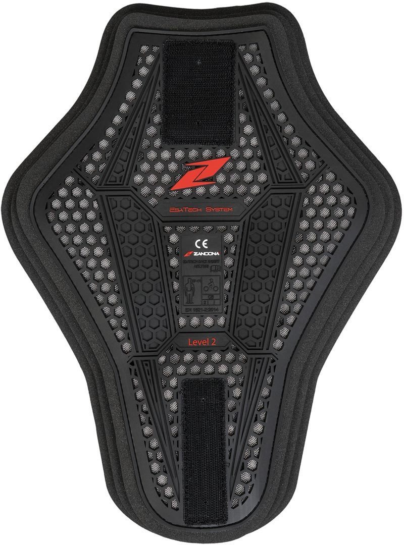 Zandona Esatech Back Protector Insert 25x34cm, black, black, Size One Size