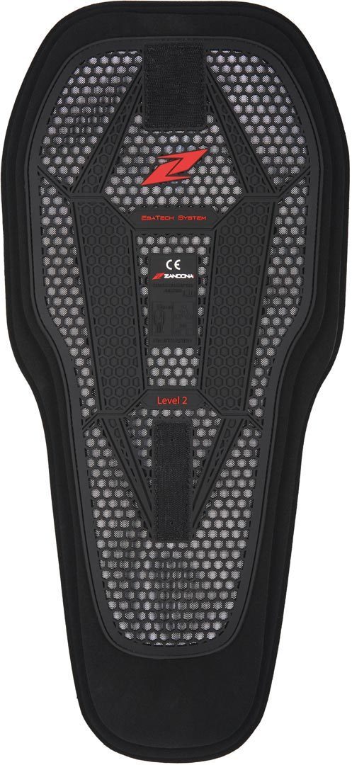 Zandona Esatech Back Protector Insert 28x59cm, black, black, Size One Size