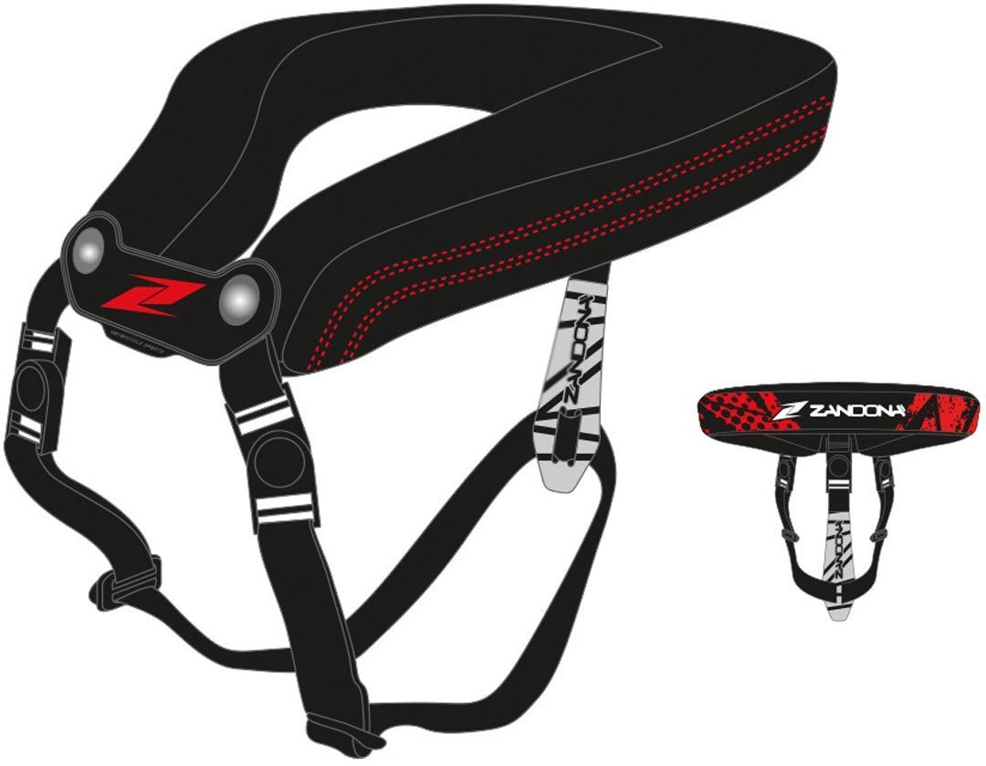 Zandona Neck Guard Protettore del collo, nero