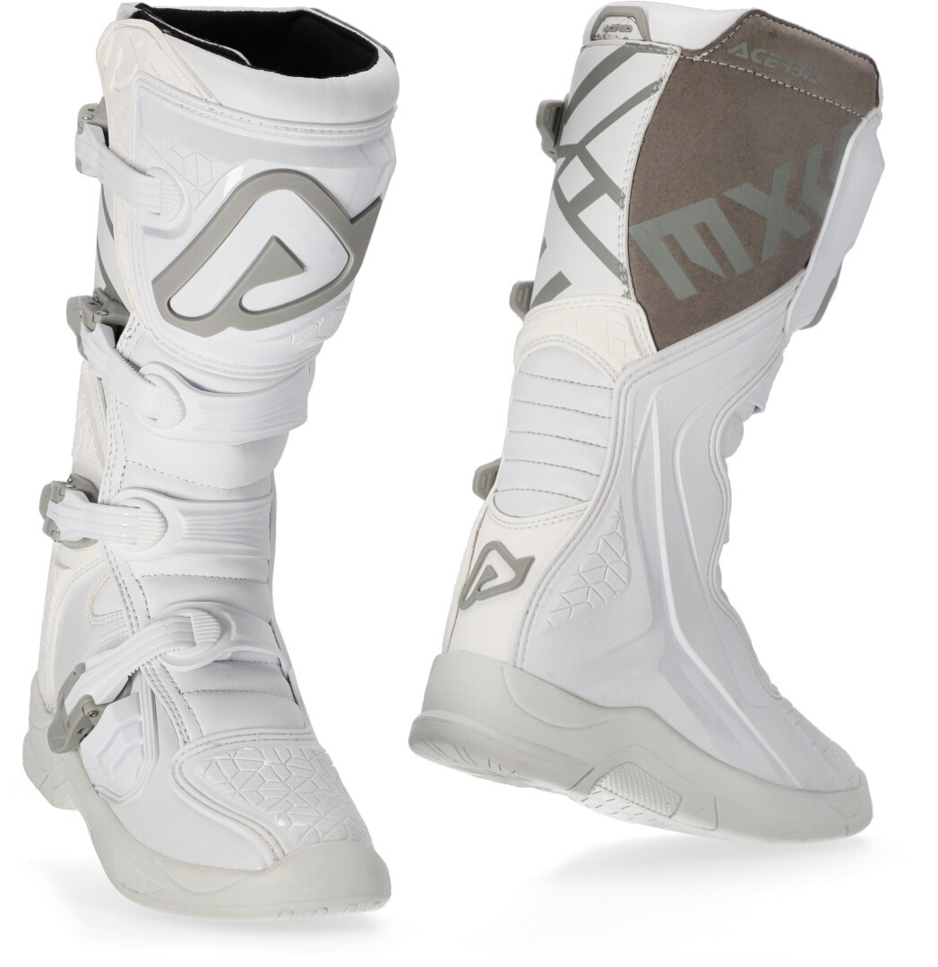 Acerbis X-Team Motocross Boots, white, Size 45, white, Size 45