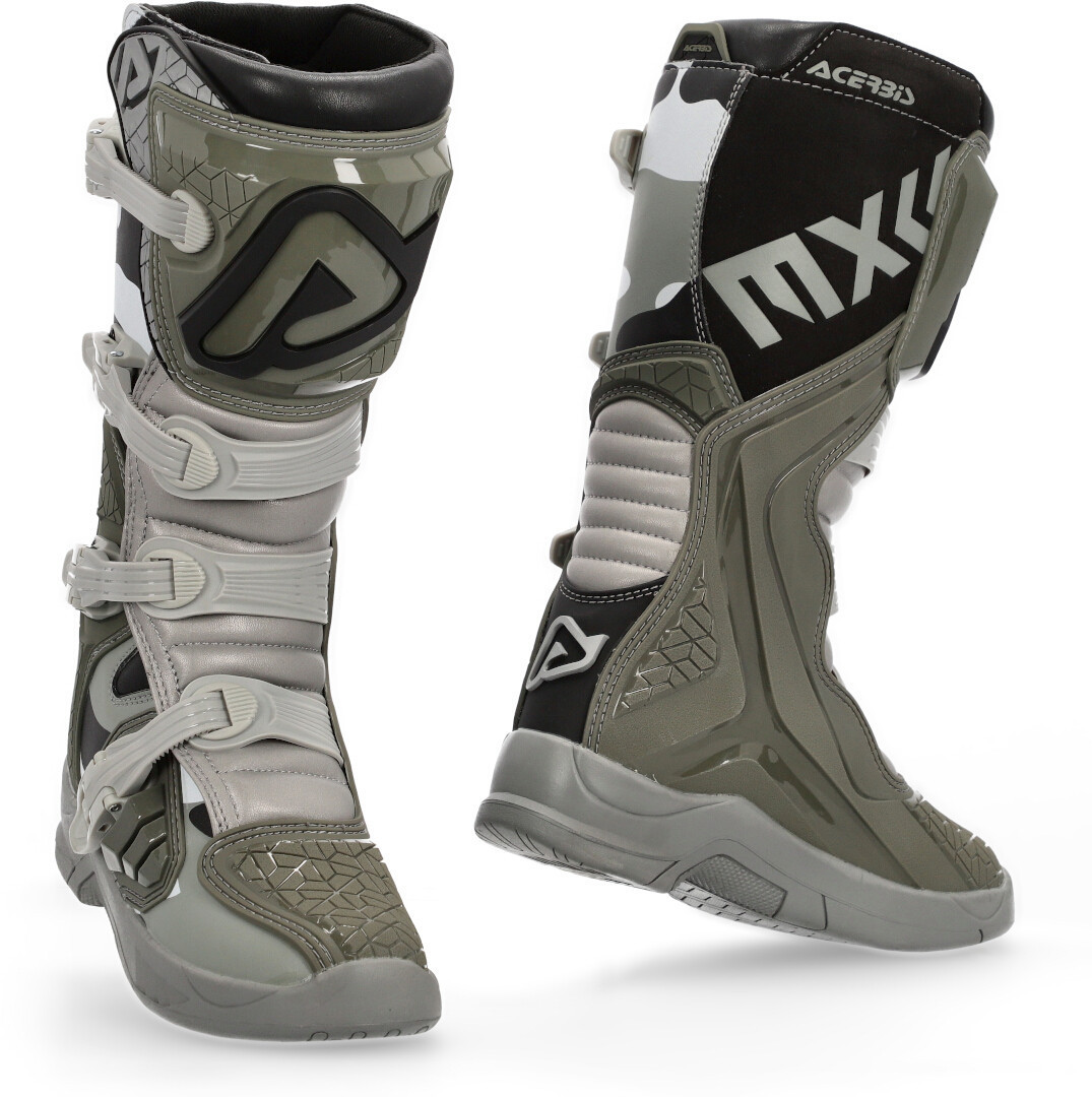 Acerbis X-Team Motocross Boots, brown, Size 39, brown, Size 39