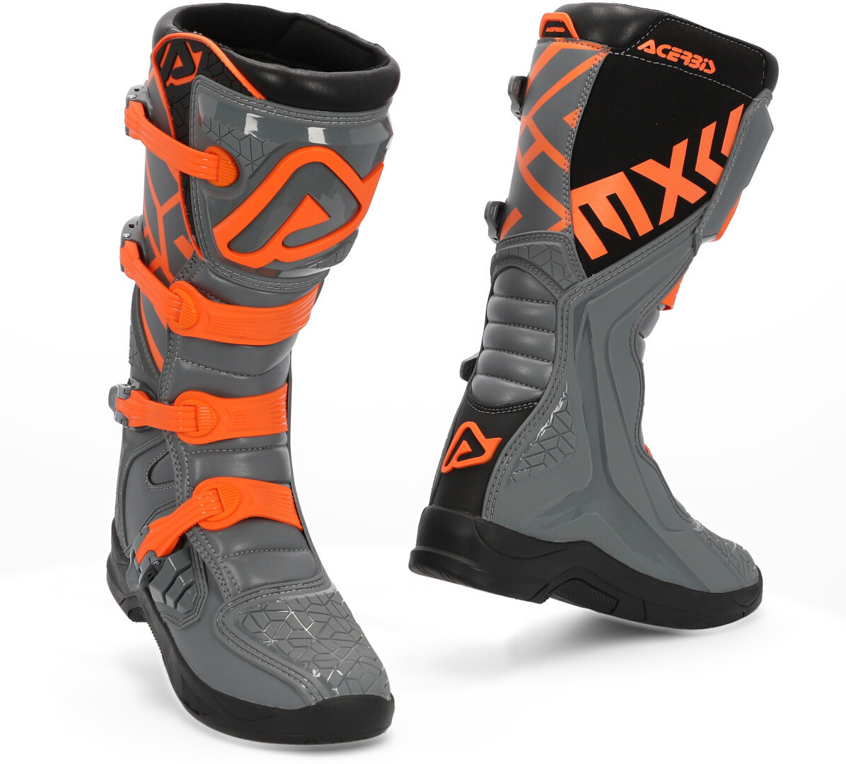 Acerbis X-Team Мотокросс сапоги Серый/Оранжевый 42 