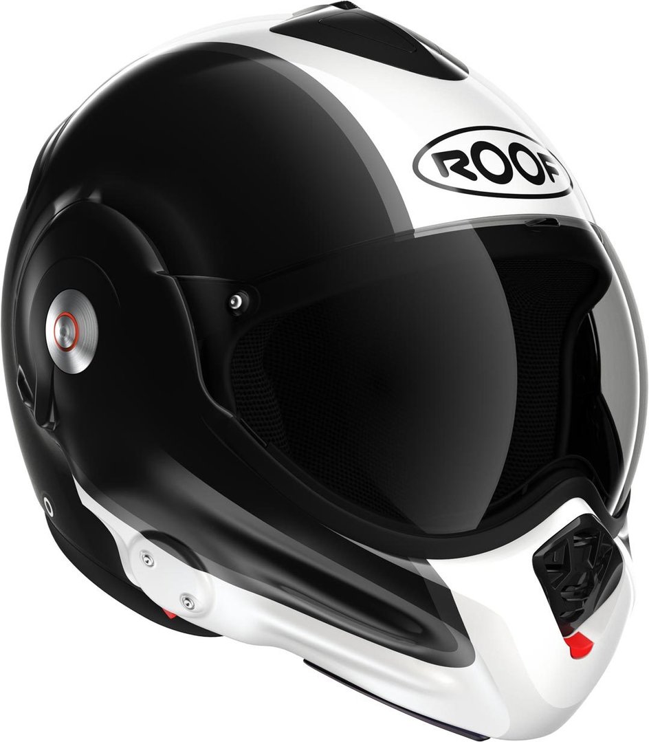 Roof Desmo Flash Helmet, black-white, Size S, black-white, Size S