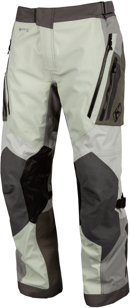 Klim Badlands Pro Motorcycle Textile Pants, grey, Size 34, grey, Size 34
