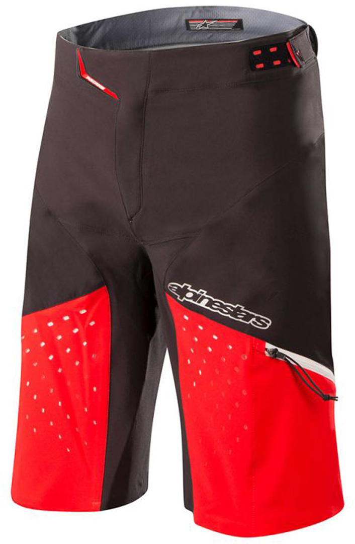 Alpinestars Drop Pro Shorts, black-red, Size 30, black-red, Size 30