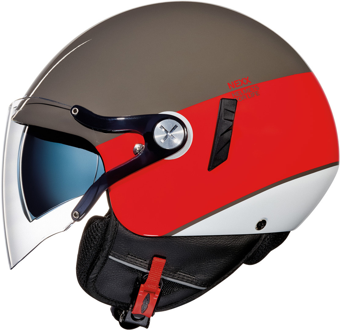 Nexx SX.60 Cruise 2 Jet Helmet, black-brown, Size XS, black-brown, Size XS