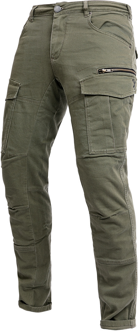 John Doe Stroker Cargo XTM Мотоциклетные текстильные штаны Оливковый L34 38 