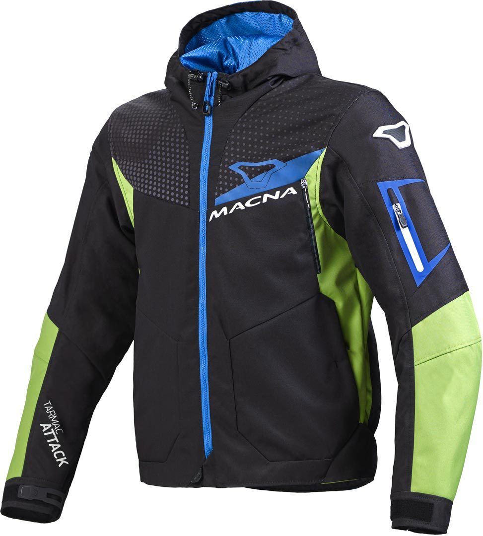 Macna Imbuz Textile Jacket, black-green, Size XL, black-green, Size XL