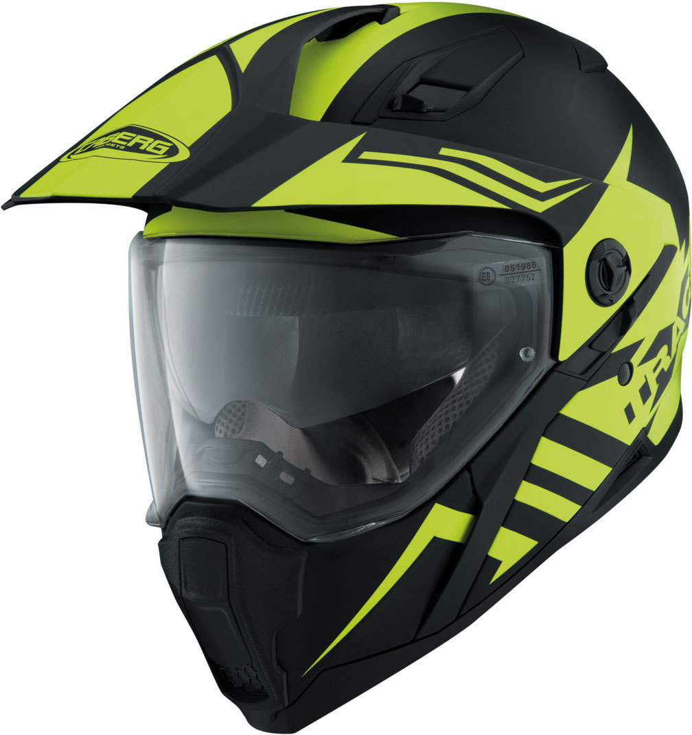Caberg Xtrace Lux 2017 Enduro Helmet, black-green, Size S, black-green, Size S