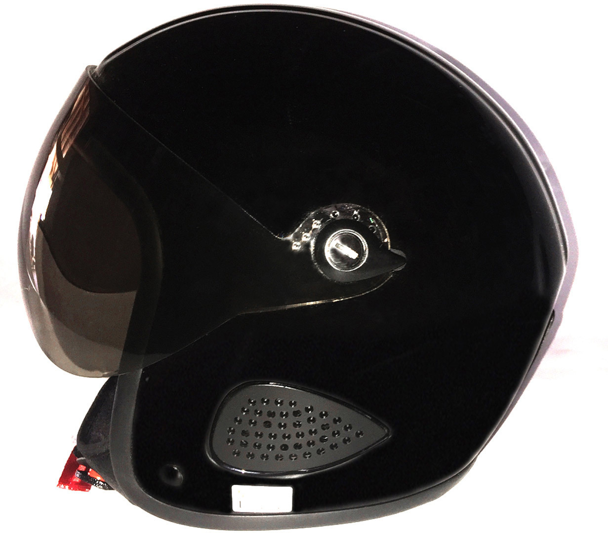 Image of Bores Gensler Kult Casco jet con visiera, nero, dimensione 2XS S