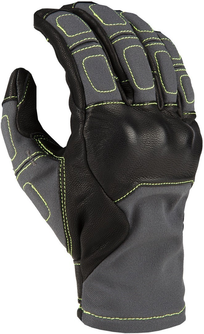Klim Marrakesh Motorcycle Gloves, black-grey-yellow, Size 2XL, black-grey-yellow, Size 2XL