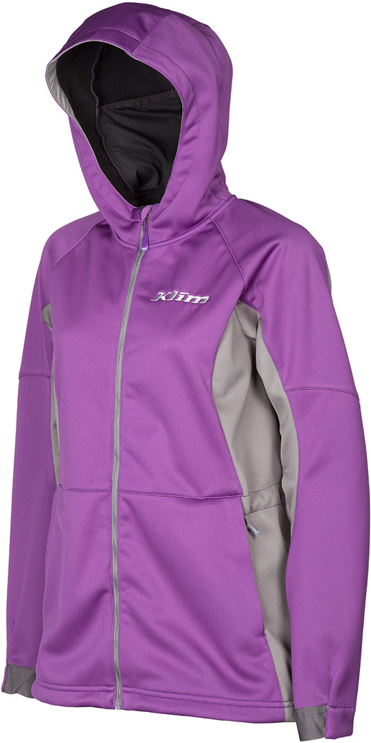 Klim Evolution Ladies Hoodie, purple, Size XS for Women, purple, Size XS for Women