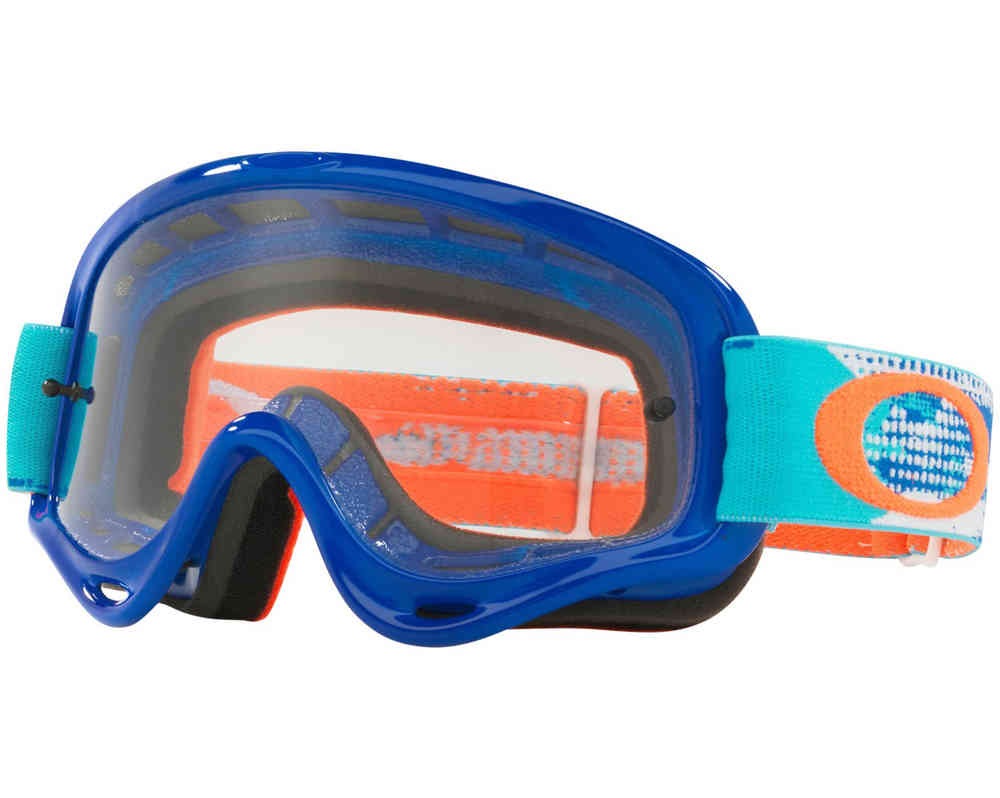 Oakley O-Frame XS Treadburn Orange Blue Jugend Motocross Brille