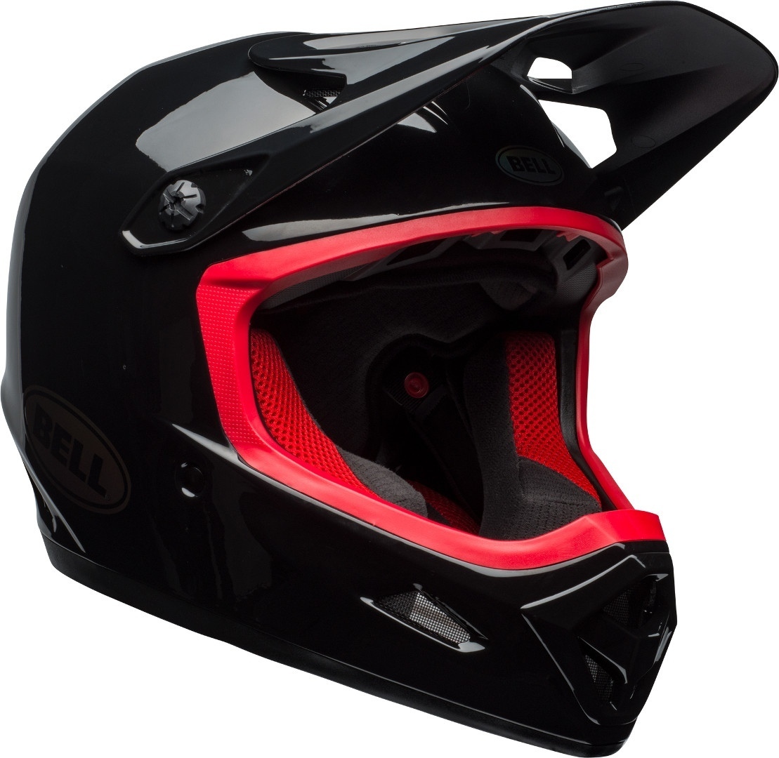 Bell Transfer-9 Downhill Helmet, black-red, Size XL, black-red, Size XL