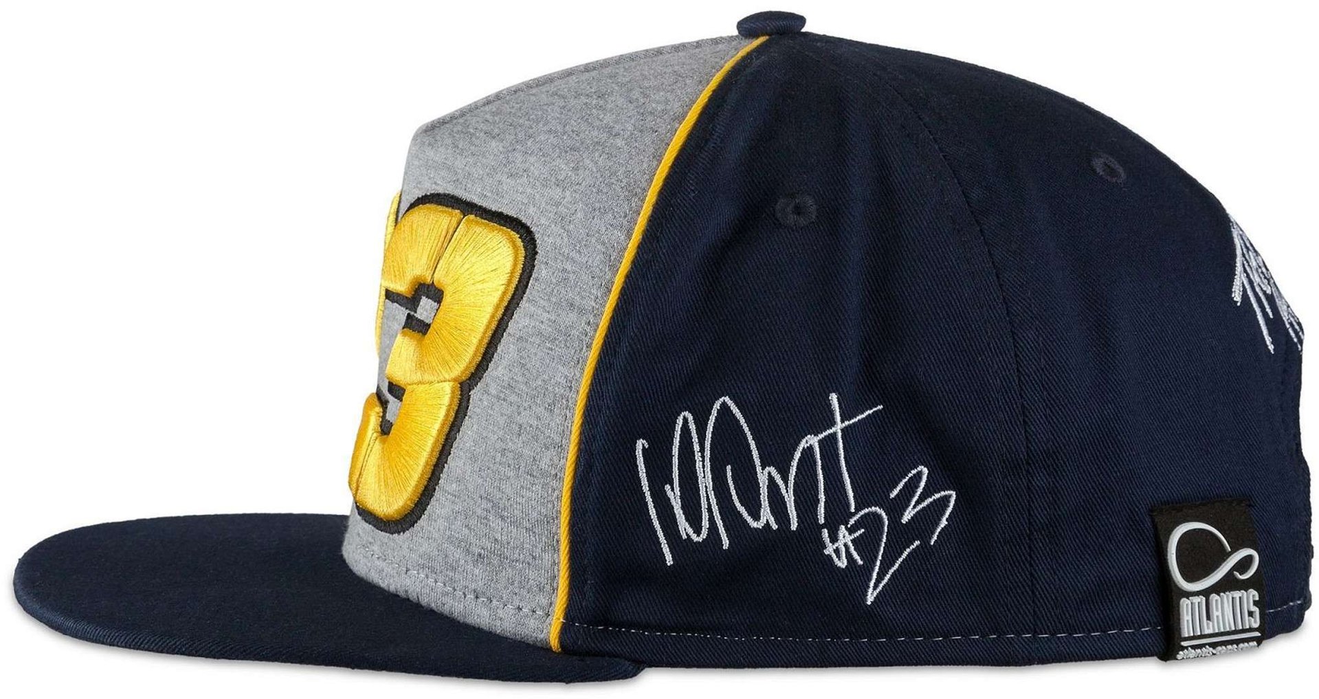 VR46 23 Adjustable Cap, black-grey, black-grey, Size One Size