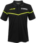 VR46 Yamaha Black Line Tričko s límečkem